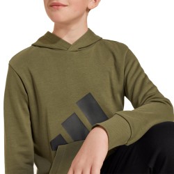 ADIDAS Sudadera J Bl Ft Hd 280 Verde Oliva Niño