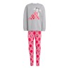 ADIDAS Chándal DISNEY MINNIE MOUSE Medium Grey Heather Pink Fusion Niño