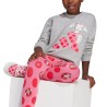 ADIDAS Chándal DISNEY MINNIE MOUSE Medium Grey Heather Pink Fusion Niño