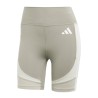 ADIDAS Mallas Cortas Optime Essentials Stash Pocket 7 Short Leggings Verde Putbei Mujer