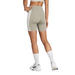 ADIDAS Mallas Cortas Optime Essentials Stash Pocket 7 Short Leggings Verde Putbei Mujer