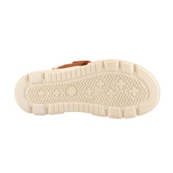 Timberland Sandalia Greyfield Piel Naranja Medium Orange Suede Mujer