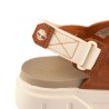 Timberland Sandalia Greyfield Piel Naranja Medium Orange Suede Mujer