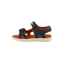 Timberland Sandalia Perkins Azul Naranja Dark Blue Niño
