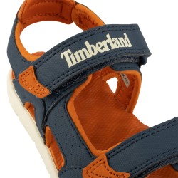 Timberland Sandalia Perkins Azul Naranja Dark Blue Niño