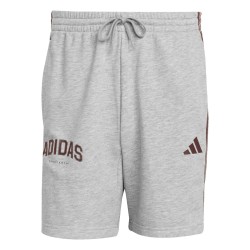 ADIDAS Pantalón Corto Chándal M Short Homme 3 Bandes Gris Hombre