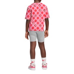 ADIDAS Chándal Conjunto Camiseta Y Mallas Cortas ADIDAS Disney Minnie Mouse Rosa Pink Fusion Niño