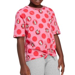 ADIDAS Chándal Conjunto Camiseta Y Mallas Cortas ADIDAS Disney Minnie Mouse Rosa Pink Fusion Niño
