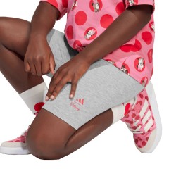 ADIDAS Chándal Conjunto Camiseta Y Mallas Cortas ADIDAS Disney Minnie Mouse Rosa Pink Fusion Niño
