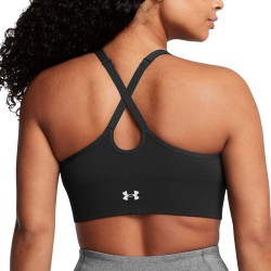 Under Armour Top Deportivo Vanish Seamless Low Bra Negro Black Mujer