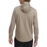 Under Armour Sudadera UA Rival Terry Logo Hood Beige Hombre