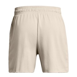 Under Armour Pantalón Corto Rival Terry 6 Shorts Beige Hombre