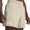 Under Armour Pantalón Corto Rival Terry 6 Shorts Beige Hombre
