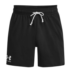 Under Armour Pantalón Corto Rival Terry 6 Shorts Negro Black Hombre