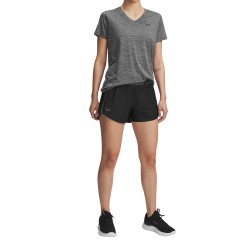 Under Armour Short running Tech Play Up Shorts Negro Black Mujer