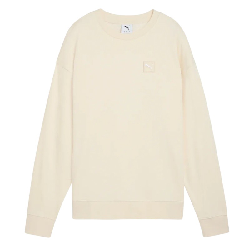 Puma Sudadera Essentials Elevated Beige Hoodie No Dye Hombre