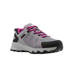 Columbia Zapatillas Peakfreak II Outdry Gris Rosa Monument Wild Fuchsia Mujer