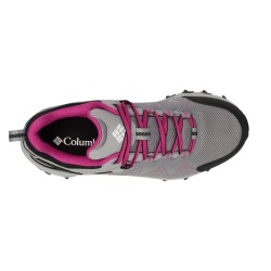 Columbia Zapatillas Peakfreak II Outdry Gris Rosa Monument Wild Fuchsia Mujer