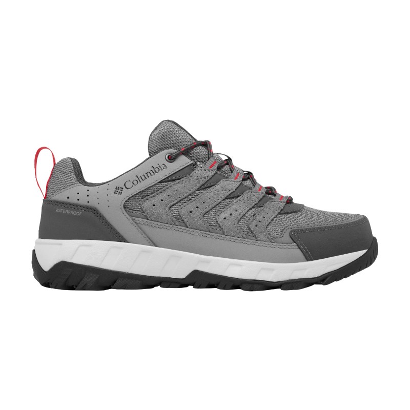 Columbia Zapatillas Strata Trail Low Waterproof Gris Grey Steel Hombre