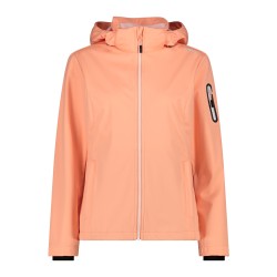 Campagnolo Softshell Ligero Detachable Hood Rosa Salmone Mel Mujer