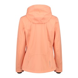 Campagnolo Softshell Ligero Detachable Hood Rosa Salmone Mel Mujer