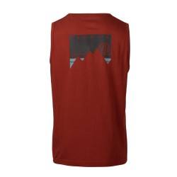 Ternua Camiseta Ikarut Tank M Rojo Bossa Nova Hombre