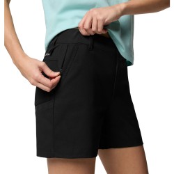 Columbia Bermuda Trekking Leslie Falls Negro Black Mujer