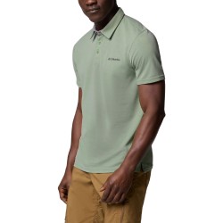 Columbia Polo Nelson Point Verde Hombre