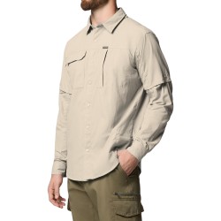 Columbia Camisa Skien Valley Beige Hombre