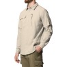 Columbia Camisa Skien Valley Beige Hombre