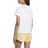 ADIDAS Camiseta Seasonal Essentials T Flores Blanco White Multicolor Niña