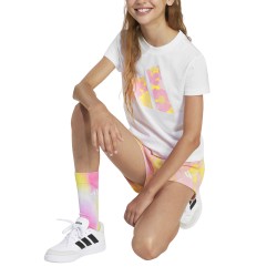ADIDAS Camiseta Seasonal Essentials T Flores Blanco White Multicolor Niña