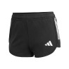 ADIDAS Short Cut 3-Stripes Fitted Shorts Negro Black White Mujer