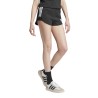 ADIDAS Short Cut 3-Stripes Fitted Shorts Negro Black White Mujer
