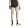 ADIDAS Short Cut 3-Stripes Fitted Shorts Negro Black White Mujer