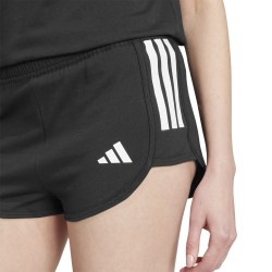 ADIDAS Short Cut 3-Stripes Fitted Shorts Negro Black White Mujer