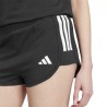 ADIDAS Short Cut 3-Stripes Fitted Shorts Negro Black White Mujer
