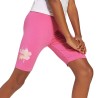 ADIDAS Mallas Cortas Seasonal Essentials Biker Flores Rosa Pink Fusion Niña