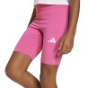 ADIDAS Mallas Cortas Seasonal Essentials Biker Flores Rosa Pink Fusion Niña