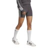 ADIDAS Mallas Cortas Essentials High Waisted Biker Gris Grey Strata White Mujer