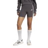ADIDAS Mallas Cortas Essentials High Waisted Biker Gris Grey Strata White Mujer