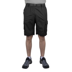 Joluvi Pantalón Corto Outdoor Corbero Cargo Negro Hombre