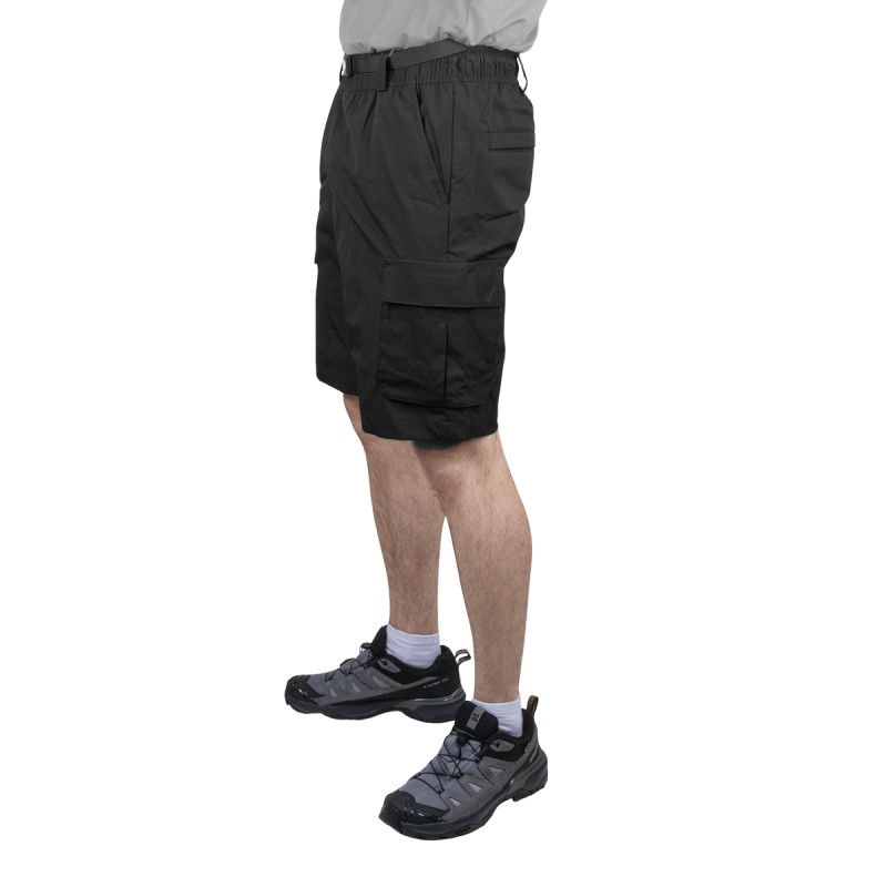 Joluvi Pantalón Corto Outdoor Corbero Cargo Negro Hombre