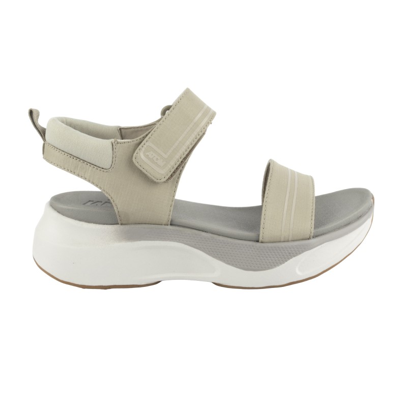 Atom Sandalia Plataforma Fusionv2 Beige Fresh Sand Mujer