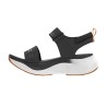 Atom Sandalia Fusionv2 Plataforma Negro Black Mujer