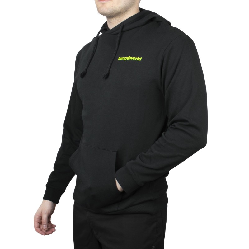 Trangoworld Sudadera Luarca Negro Hombre