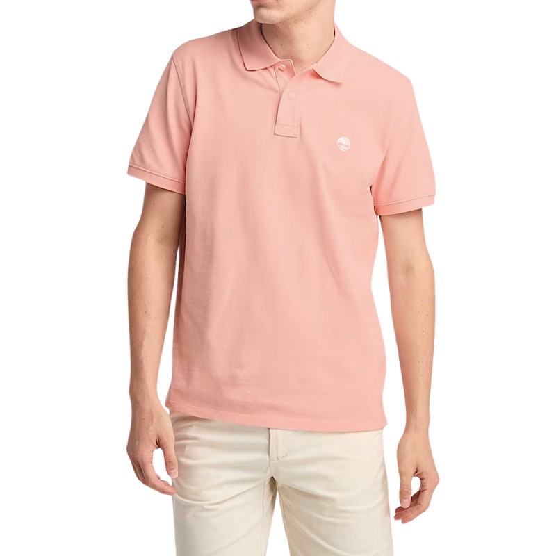 Timberland Polo Millers River Rosa Hombre
