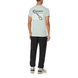 Mammut Camiseta Massone Quickdraw Gris Verdoso Silver Sage Hombre