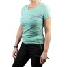 Trangoworld Camiseta Maceda Verde Turquesa Mujer