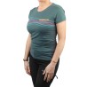 Trangoworld Camiseta Maceda Gris Verdoso Mujer